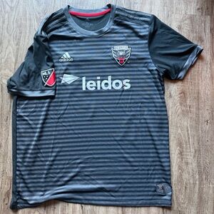 Adidas D.C. United Rooney #9 Black Home Jersey — Size M — MLS Patch